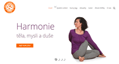 Desktop Screenshot of joga.cz